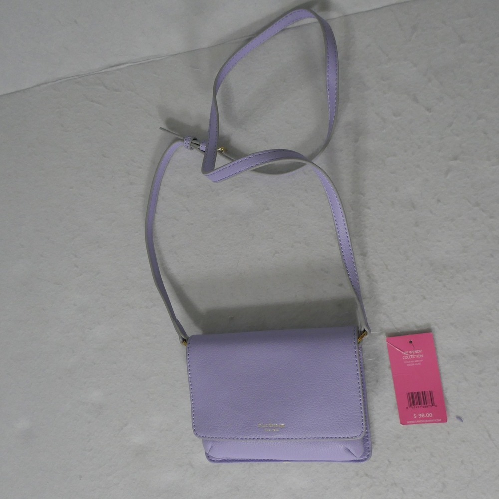 Isaac Mizrahi Women Crossbody Bag Small Lilac Purple Pastel Minimalist IM92491